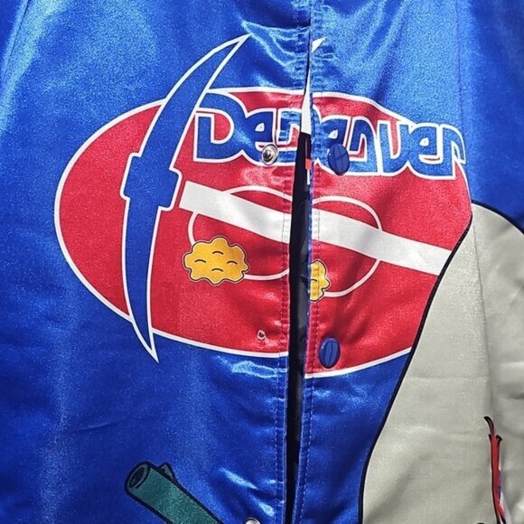 Denver Nuggets Yosemite Sam Satin Jacket Coat Size Medium NWT - Picture 7 of 8